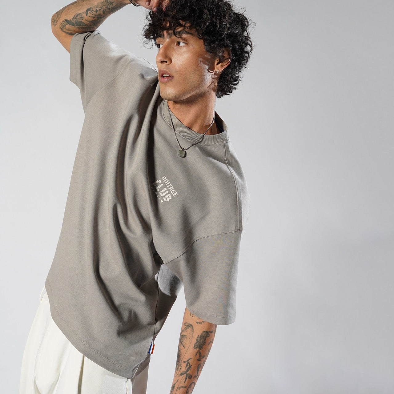 Modern Vintage Tee – Ash Grey