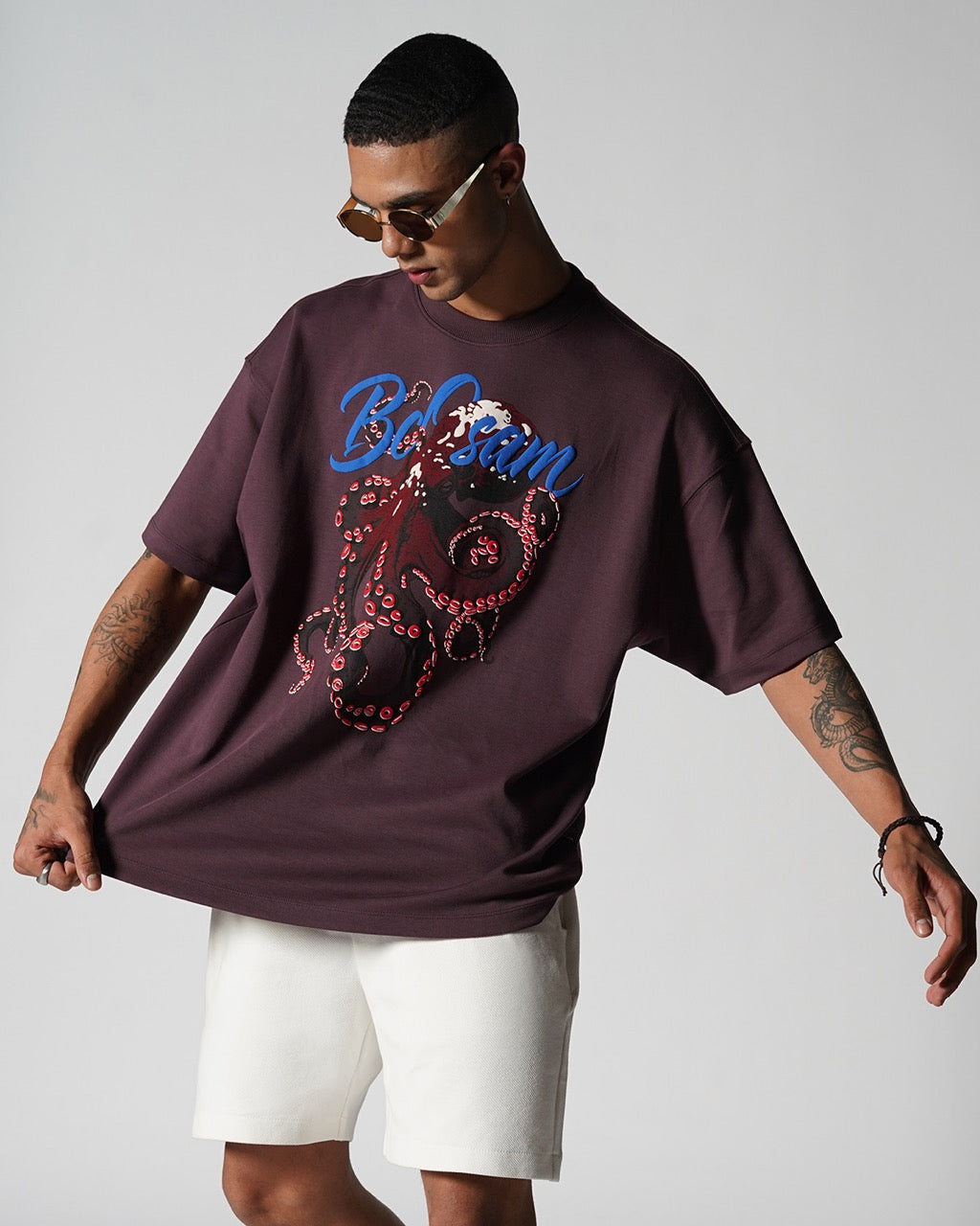 Octopus Elite Tee – Wine
