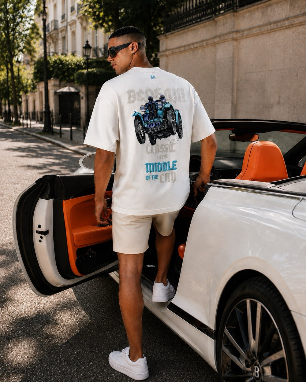 Modern Vintage Tee – Pearl White