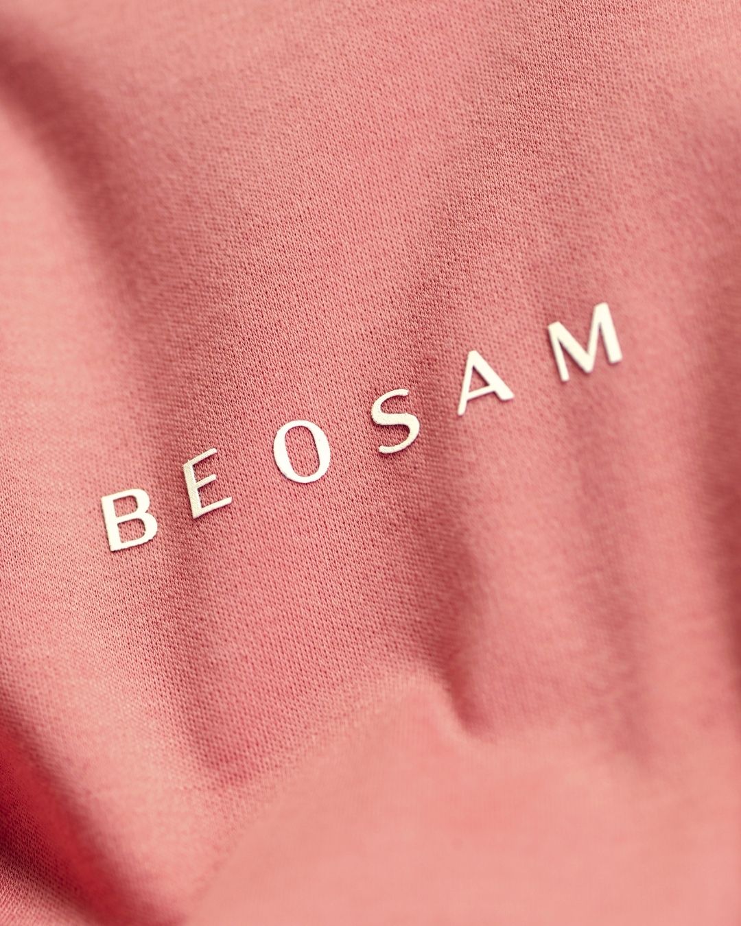 Signature Henley Tee – Dusty Coral