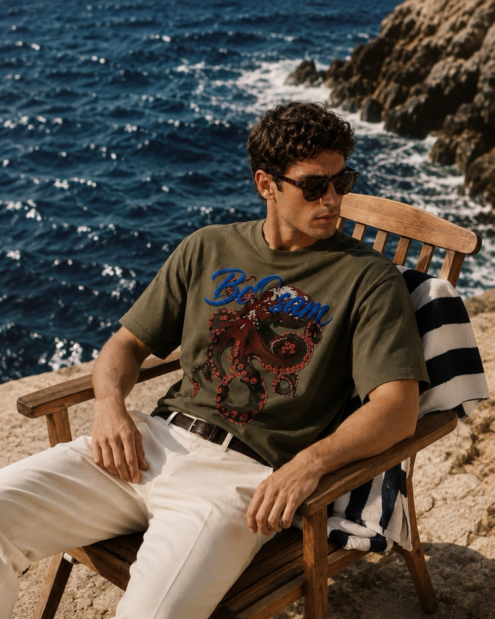 Octopus Elite Tee – Moss Green