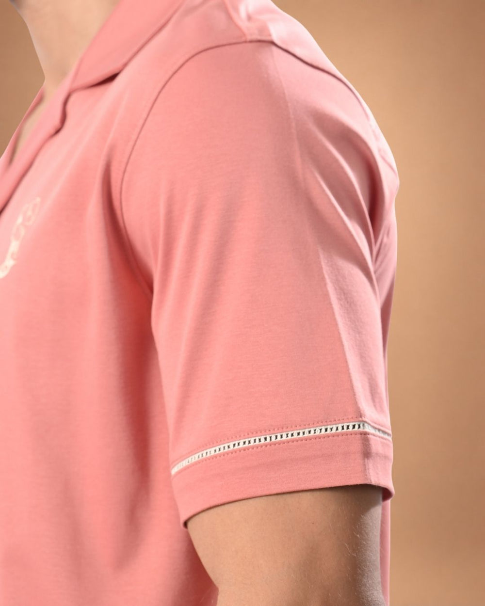 Resort Shirt – Coral Blush