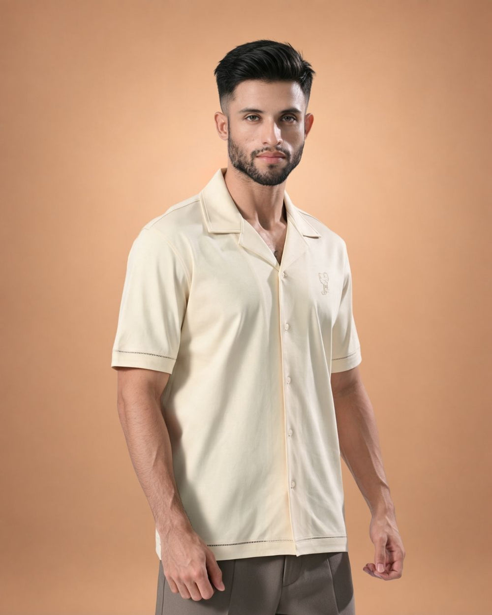 Resort Shirt – Vanilla Cream