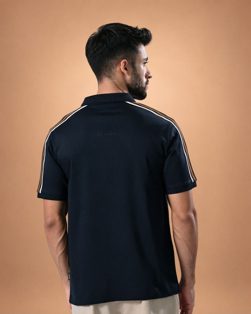 Heritage Track Polo – Midnight Navy