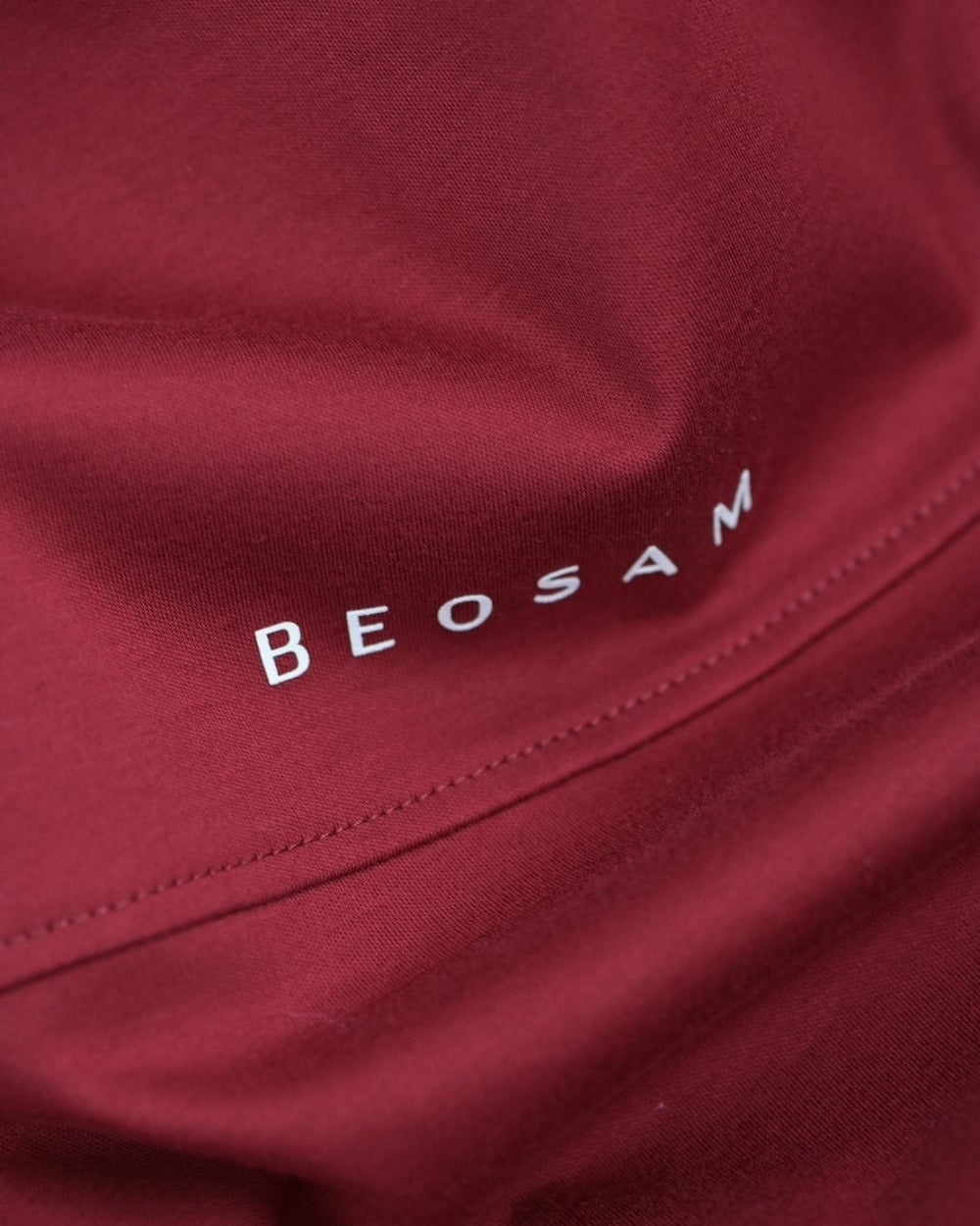 Twin Stripe Polo – Crimson Red