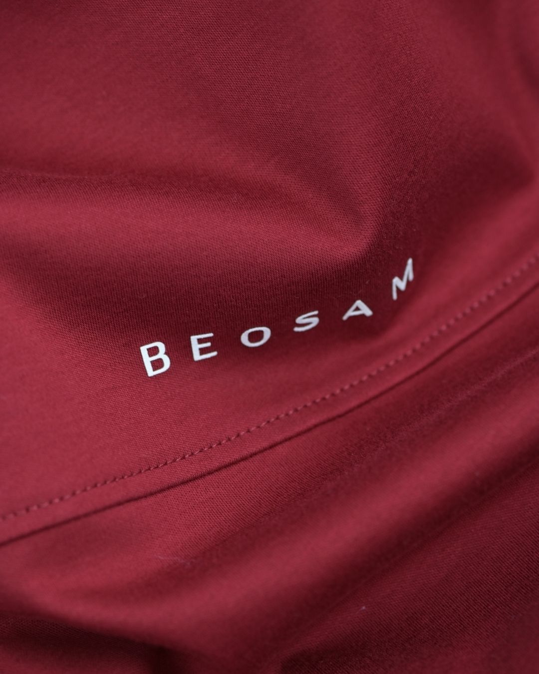 Twin Stripe Polo – Crimson Red