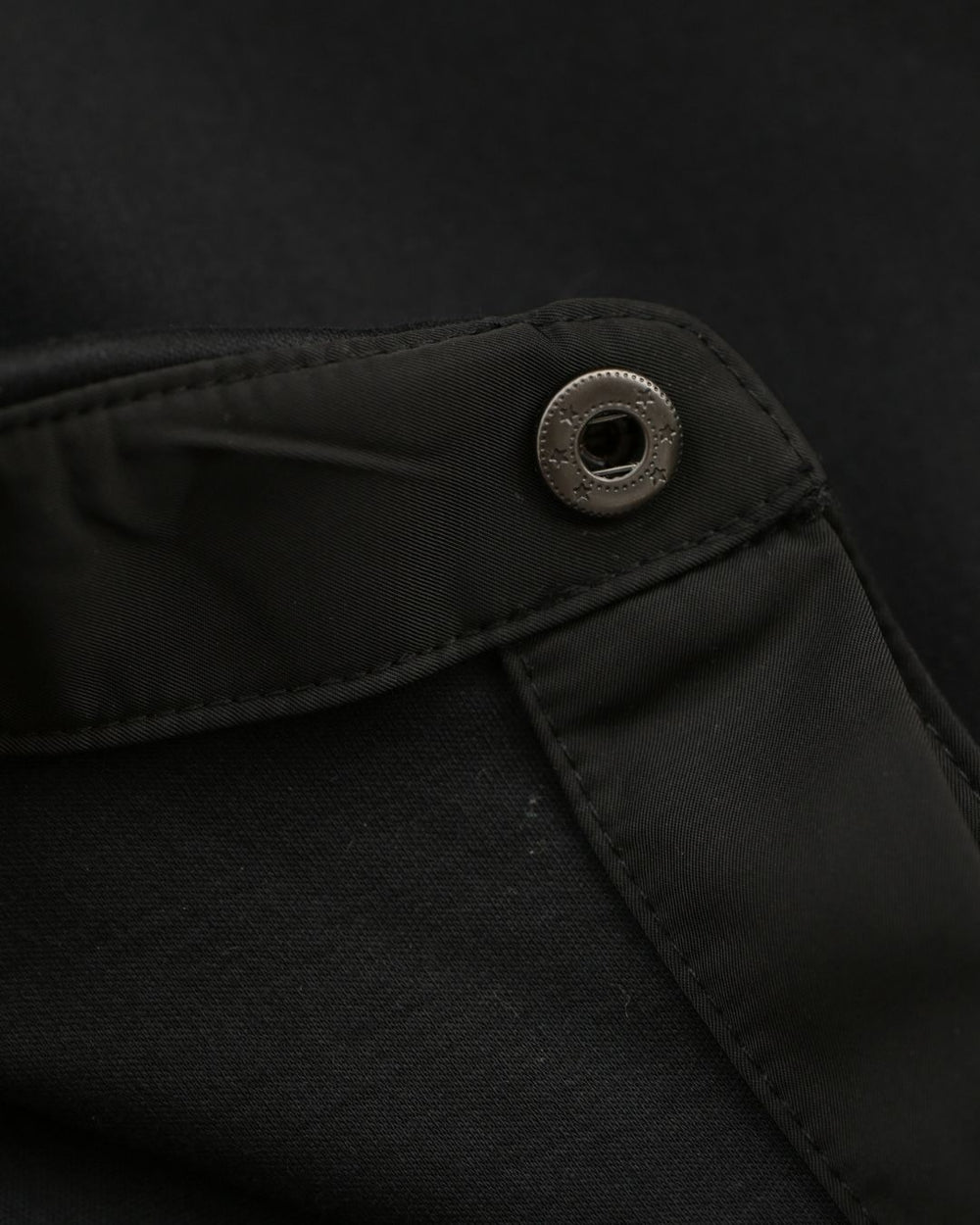 Twin Stripe Polo – Midnight Black