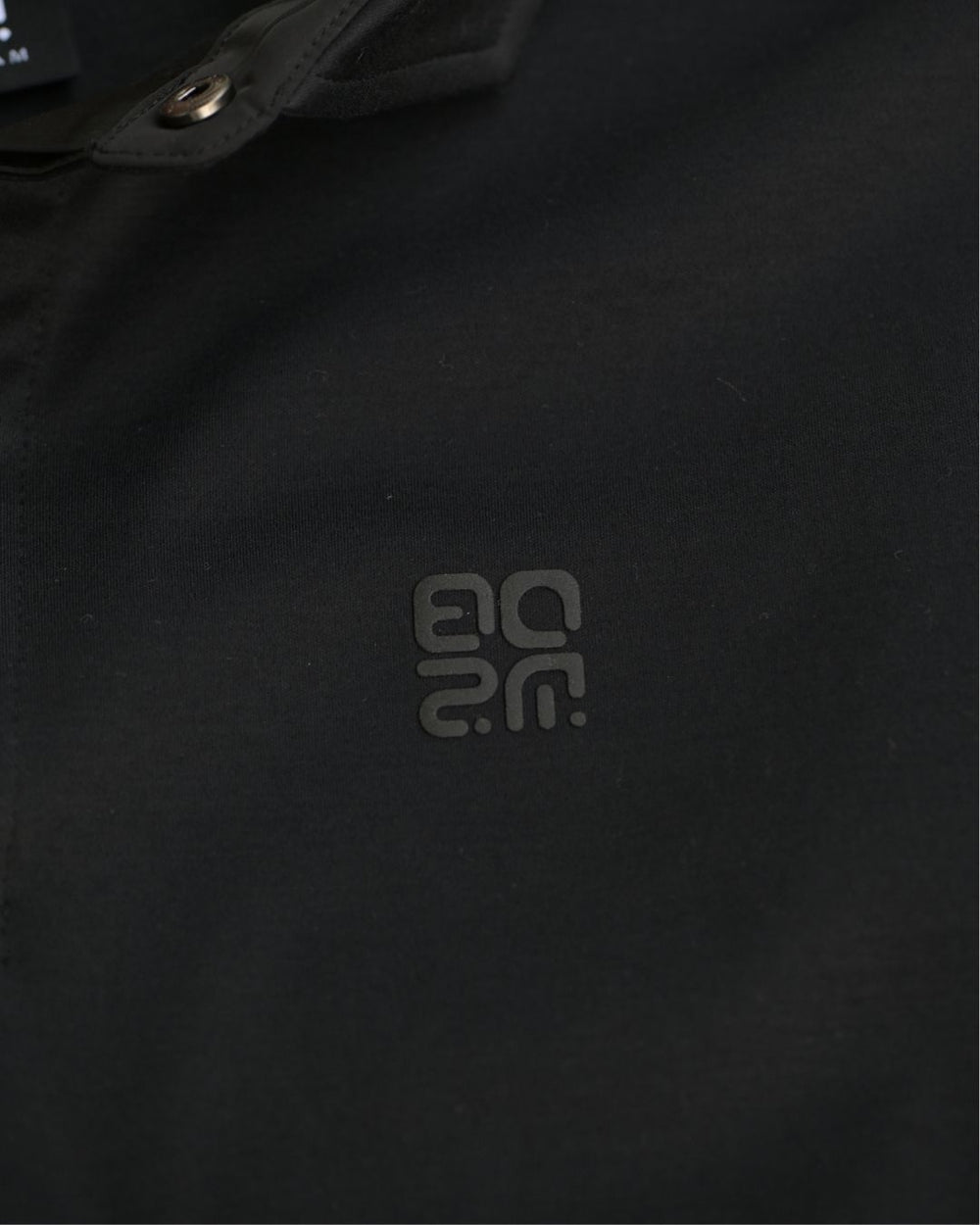 Twin Stripe Polo – Midnight Black