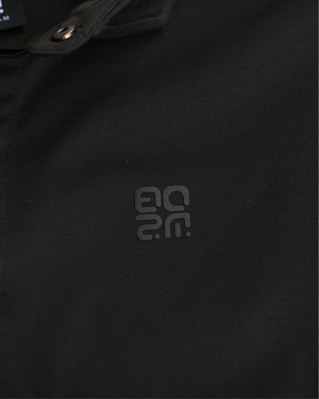 Twin Stripe Polo – Midnight Black