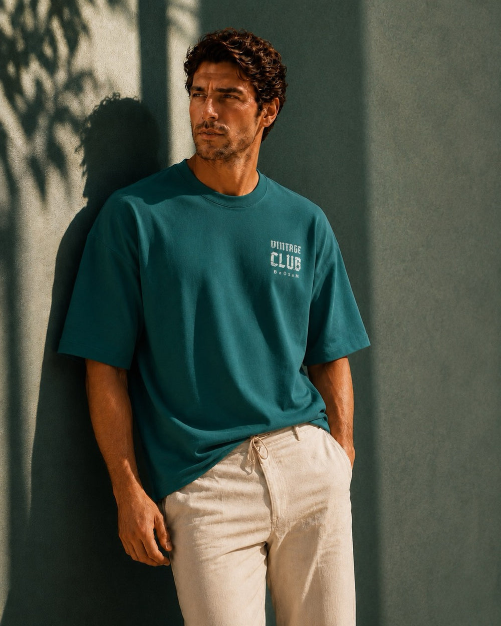 Modern Vintage Tee – Deep Pine