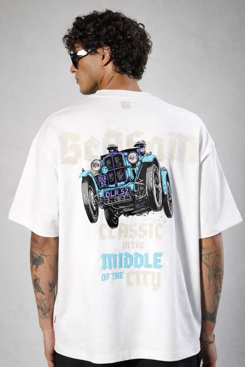 Modern Vintage Tee – Pearl White