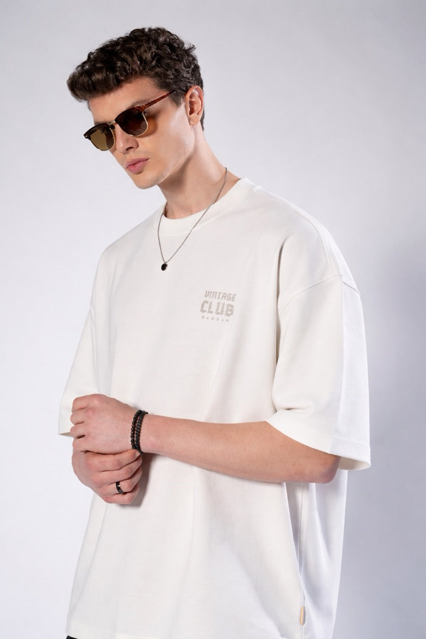 Modern Vintage Tee – Pearl White
