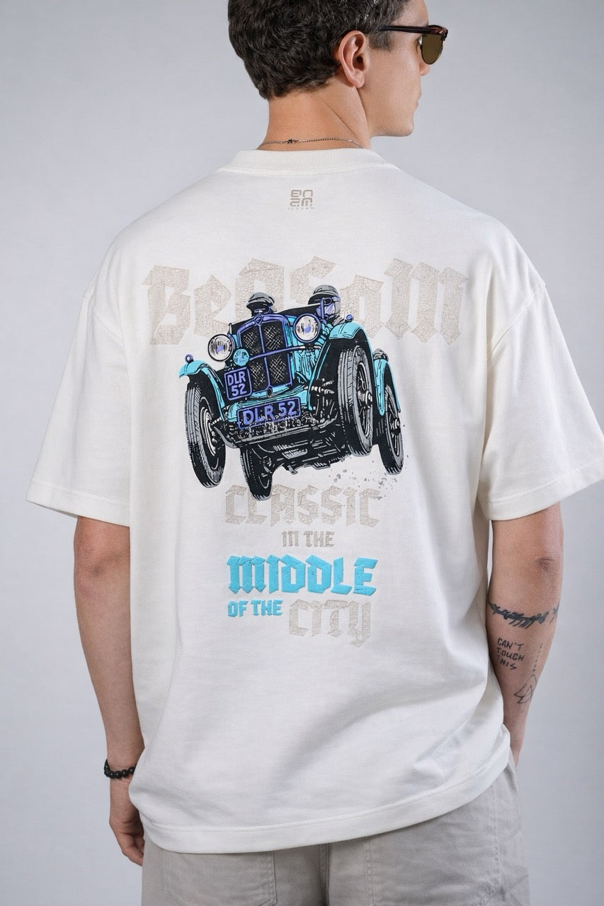 Modern Vintage Tee – Pearl White