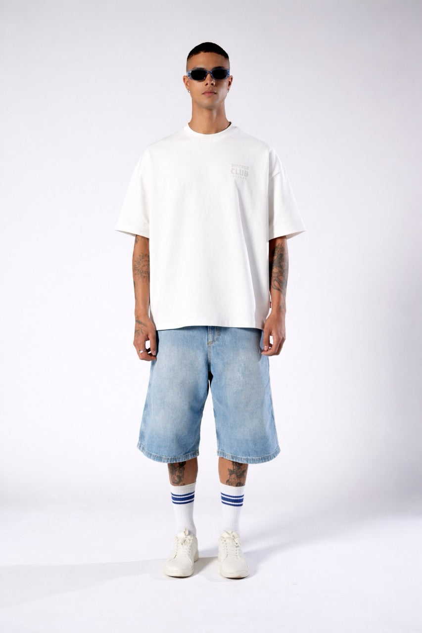 Modern Vintage Tee – Pearl White