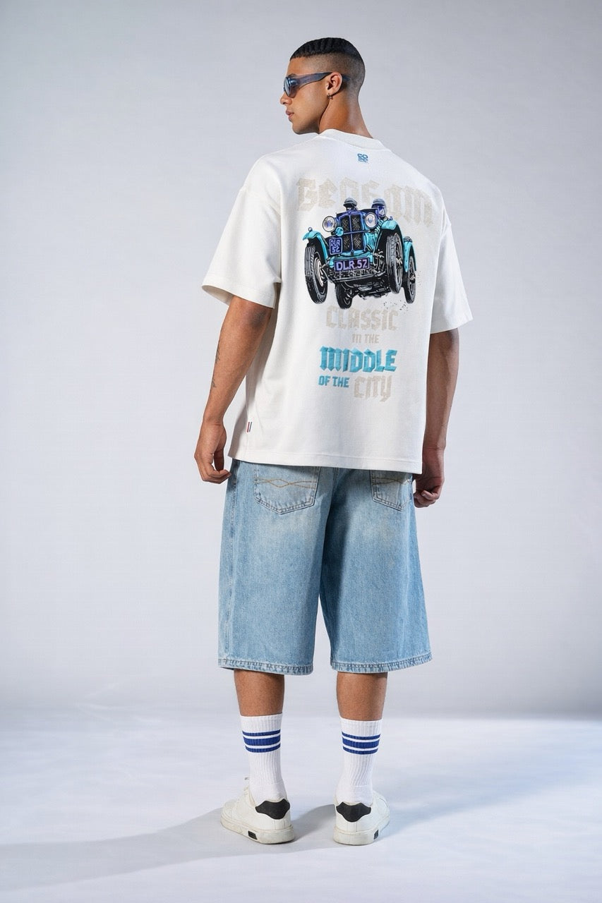 Modern Vintage Tee – Pearl White